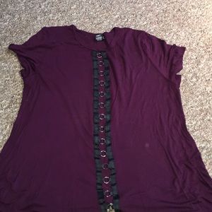 Cute Open Front T-shirt